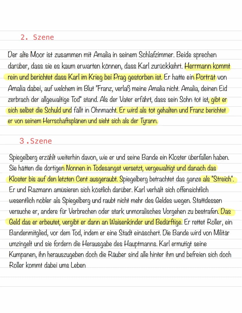 Friedrich Schiller
Die Räuber
Reclam Die Räuber von Friedrich Schiller
Es handelt von der Rivalität zweier Brüder, Karl und Franz von Moor. 