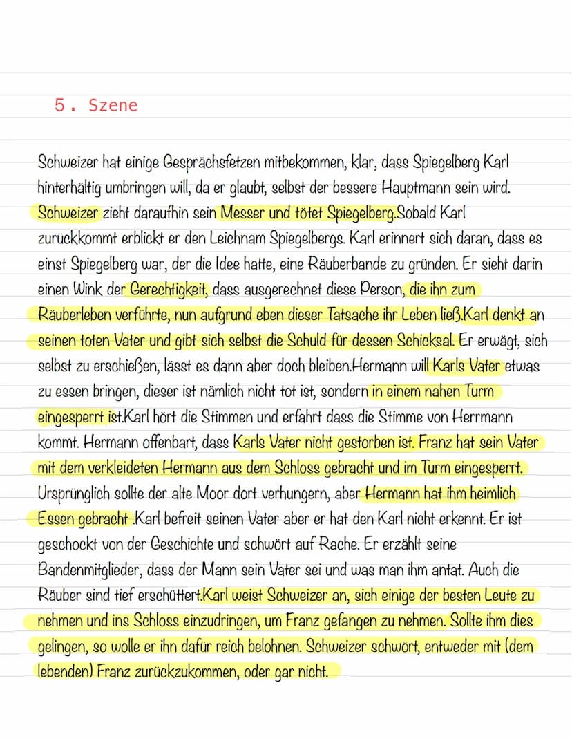 Friedrich Schiller
Die Räuber
Reclam Die Räuber von Friedrich Schiller
Es handelt von der Rivalität zweier Brüder, Karl und Franz von Moor. 