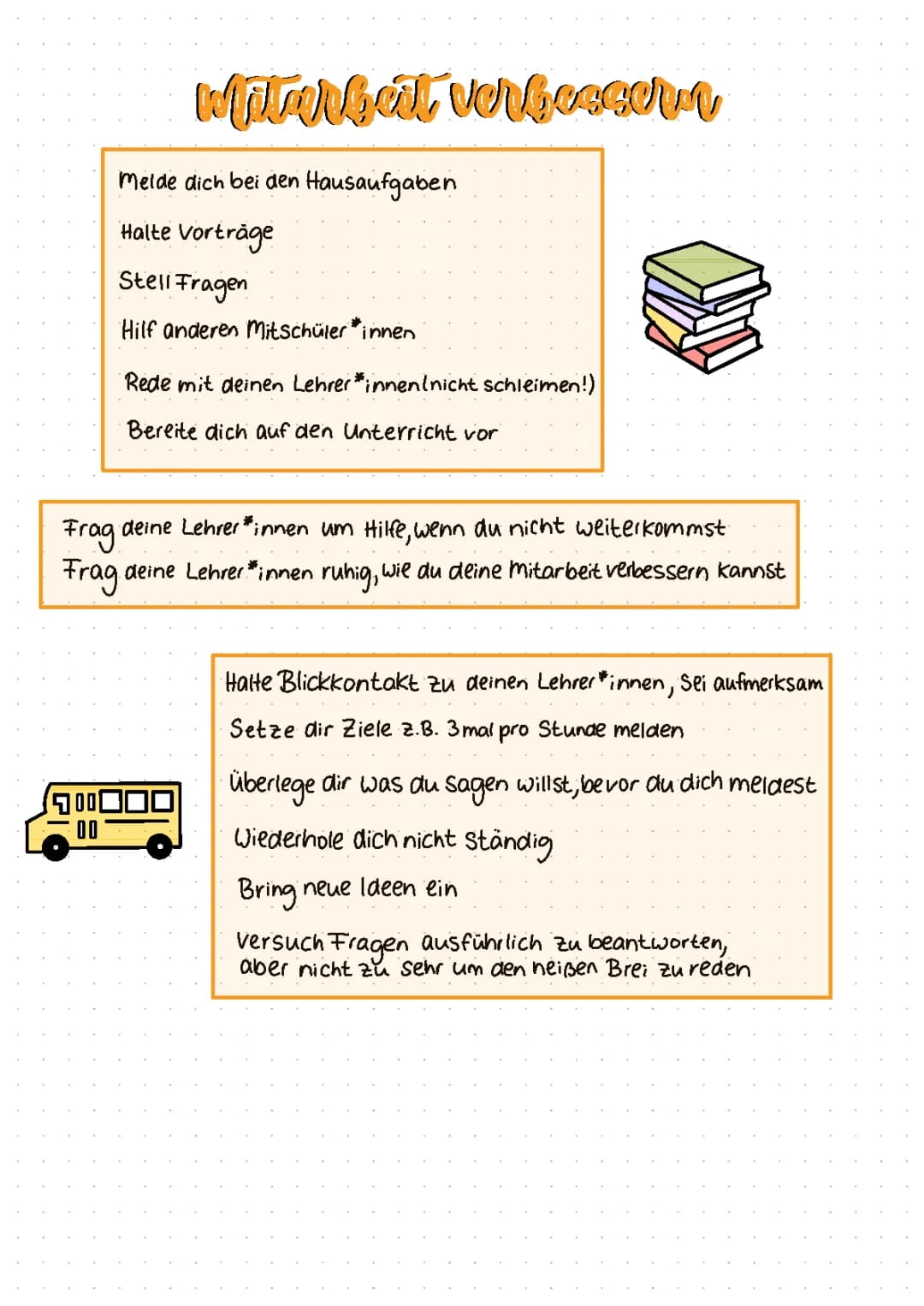 Mitarbeit verbessern