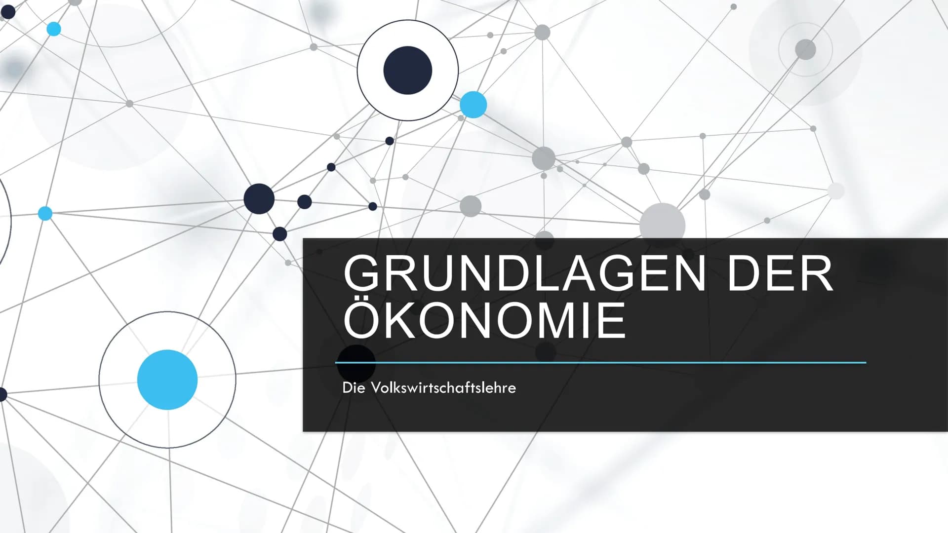 Grundlagen der Ökonomie
1) Was ist die Volkswirtschaftslehre?
Die Disziplin der Wirtschaftswissenschaften unterteilt sich in zwei Teile.
Die