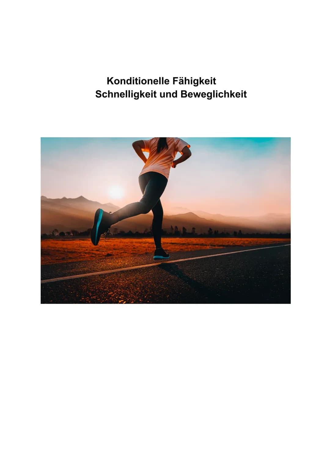 Konditionelle Fähigkeit
Schnelligkeit und Beweglichkeit Isilay
Konditionelle Fähigkeit: Schnelligkeit und Beweglichkeit
Präsentiert von: Sor