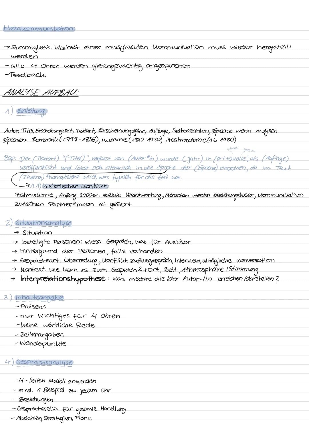 VERBAL
·Lautstärke
Betonung
Sprechgeschwindig helt
Intonation
KOMMUNIKATION
-
INON-VERBAL
→ Mimile
→Gestik
→ Aussehen
Sender - Empfänger Mod