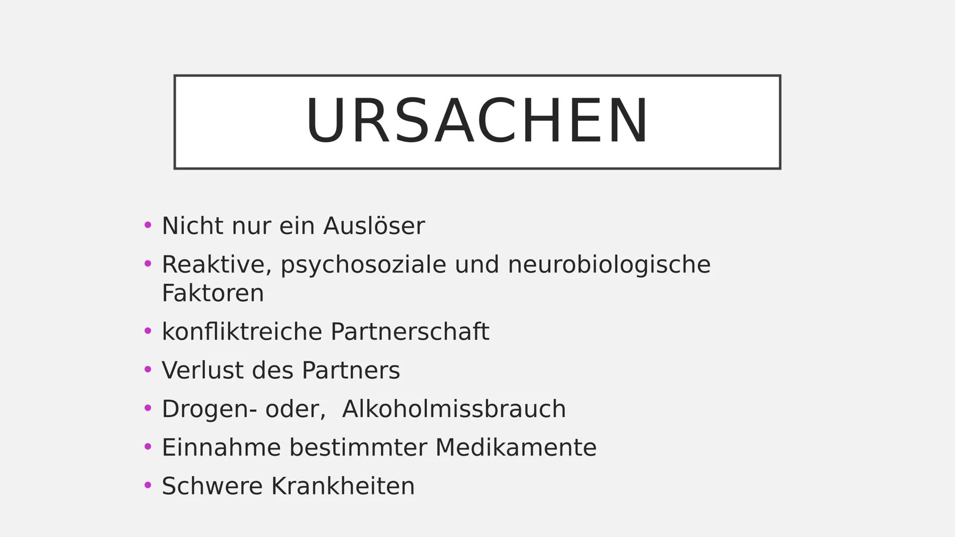 Seite | 1
Grundinformationen
Depressionen gehören zu den häufigsten Erkrankungen, trotzdem
werden sie leider sehr oft unterschätzt. Menschen