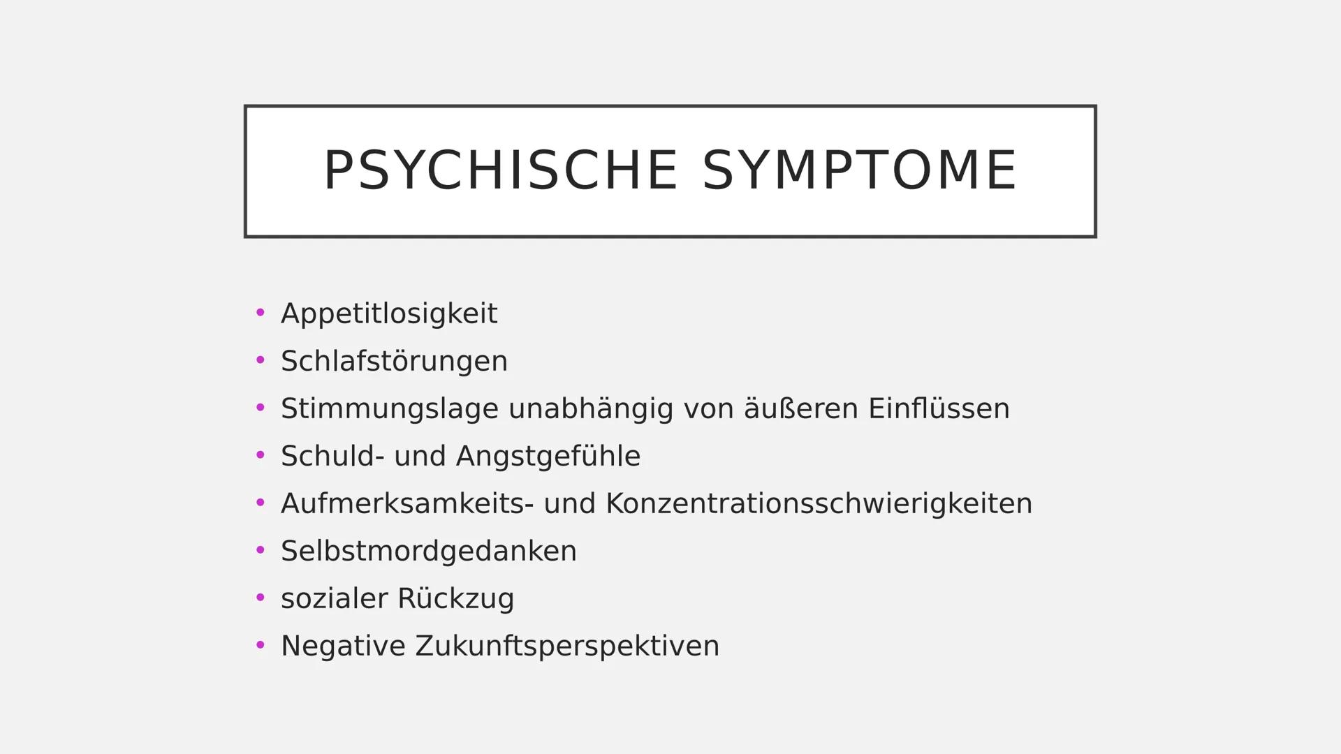 Seite | 1
Grundinformationen
Depressionen gehören zu den häufigsten Erkrankungen, trotzdem
werden sie leider sehr oft unterschätzt. Menschen