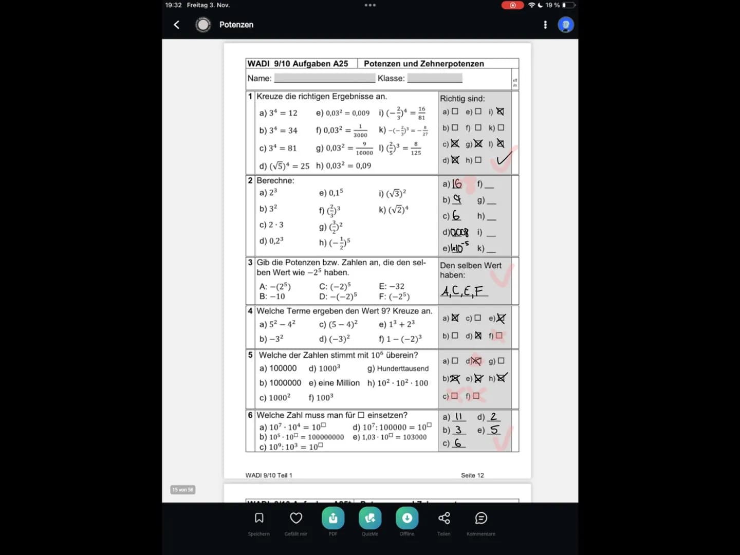 Themen
quadratische Funktionen
- Schnittpunkite mit den Achsen
MATHEMATIK
Lernzettel Klassenarbeit
Scheitelpunktform <-> Normalform
• Funkti