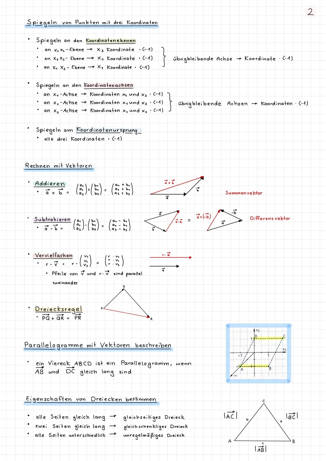 =
dreidimensionales Koordinatensystem
Vektoren
.
alghische=geometrie
.
bolellalalal1700876
.
.
3
P(-21-31-6)
+3
L
a = OA
P(41315)
+6
- ist d