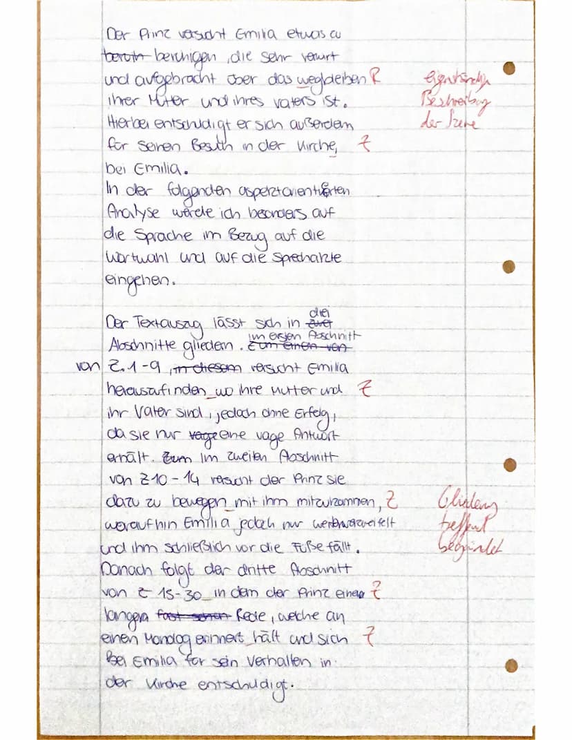 Klassenarbeit Nr. 2
einen Dramenauszug analysieren und interpretieren
Aufgabenstellung:
Analysiere und interpretiere den folgenden Auszug au