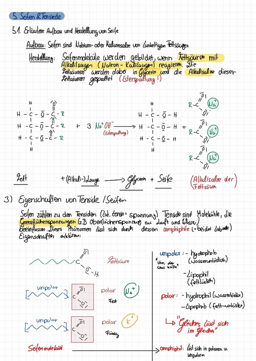 Klausur 2-Chemie-Eigene Zusammenfassung
1. Aminosäuren
1.1. Bau der Aminosäuren
Aminosäure Molekühl mit Aminogruppe & Carboxygruppe
Chiralit