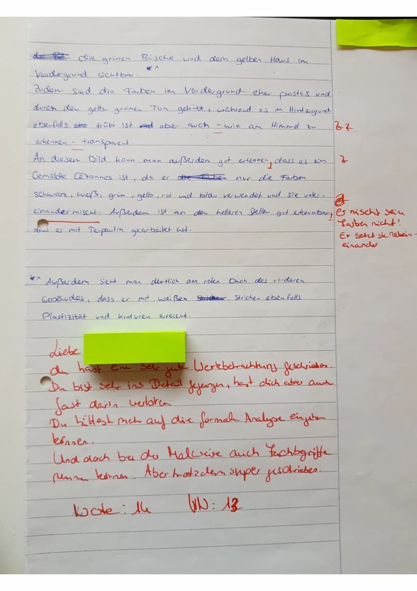 Klausur 12-stündiger Ku
Arbeitszeit: 90 Minuten
Thema:
Aufgabe 1:
Abbild und Idee in Stillleben und Landschaft
pastes - transparent?
Welche 