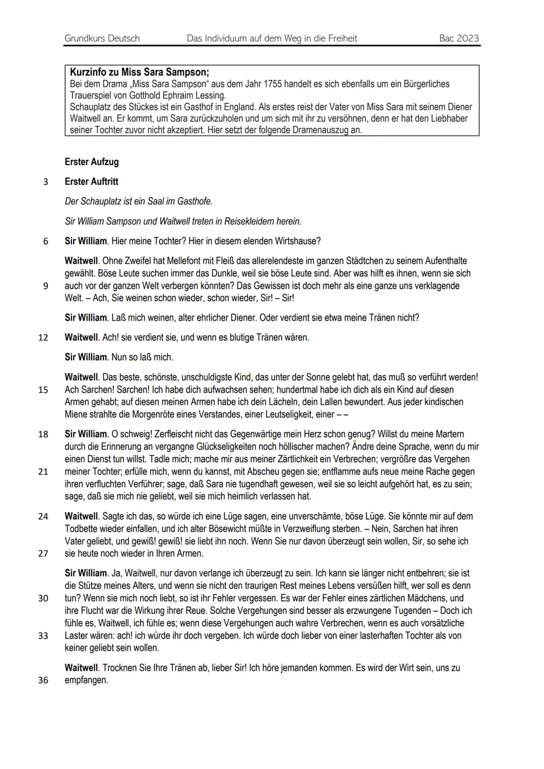 Deutsch Klausur - Textanalyse
Aufgaben:
1. Text zusammenfassen/ Gespräch zwischen zwei Personen zusammenfassen/ darstellen
2. Textauszug zu 