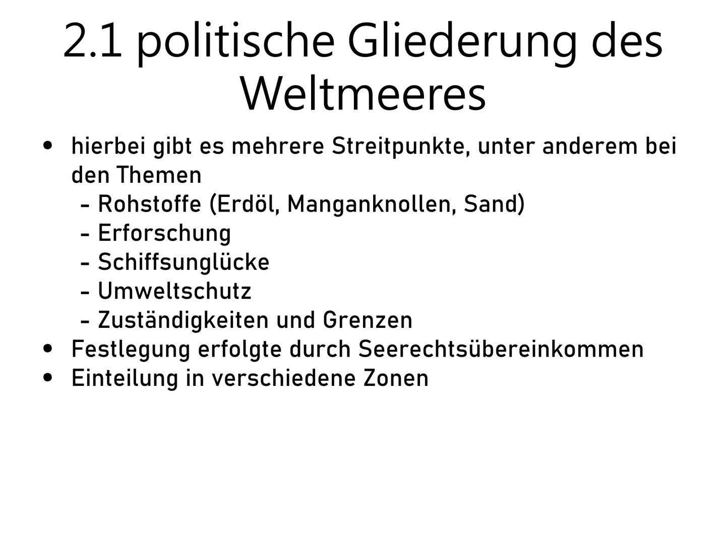 
<p>In diesem Vortrag werden die größten Meere, die zum Weltmeer gehören, sowie drei Möglichkeiten zur Gliederung des Weltmeeres beleuchtet.