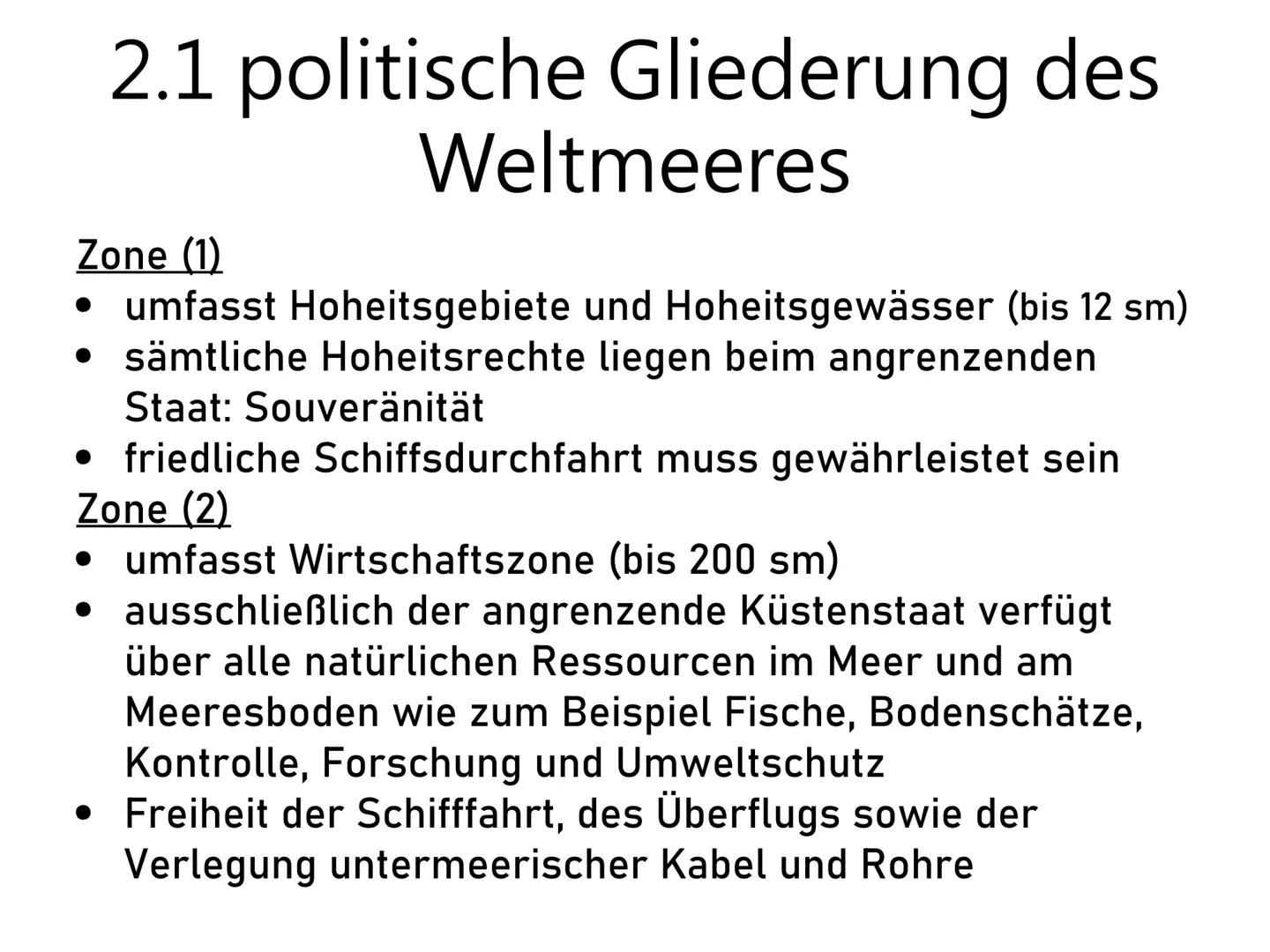 
<p>In diesem Vortrag werden die größten Meere, die zum Weltmeer gehören, sowie drei Möglichkeiten zur Gliederung des Weltmeeres beleuchtet.