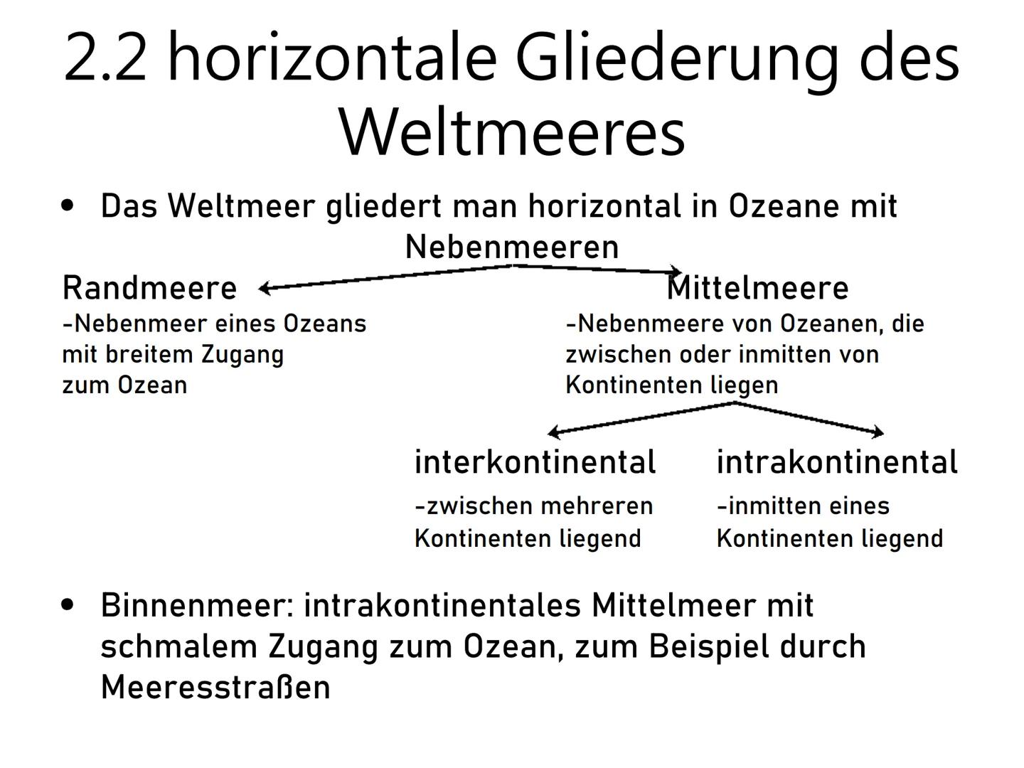 
<p>In diesem Vortrag werden die größten Meere, die zum Weltmeer gehören, sowie drei Möglichkeiten zur Gliederung des Weltmeeres beleuchtet.