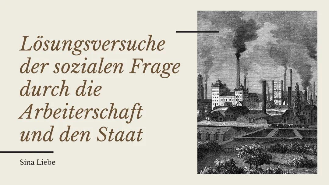 Soziale Fragen im 19. Jahrhundert: Die Arbeiterbewegung und die Industrielle Revolution