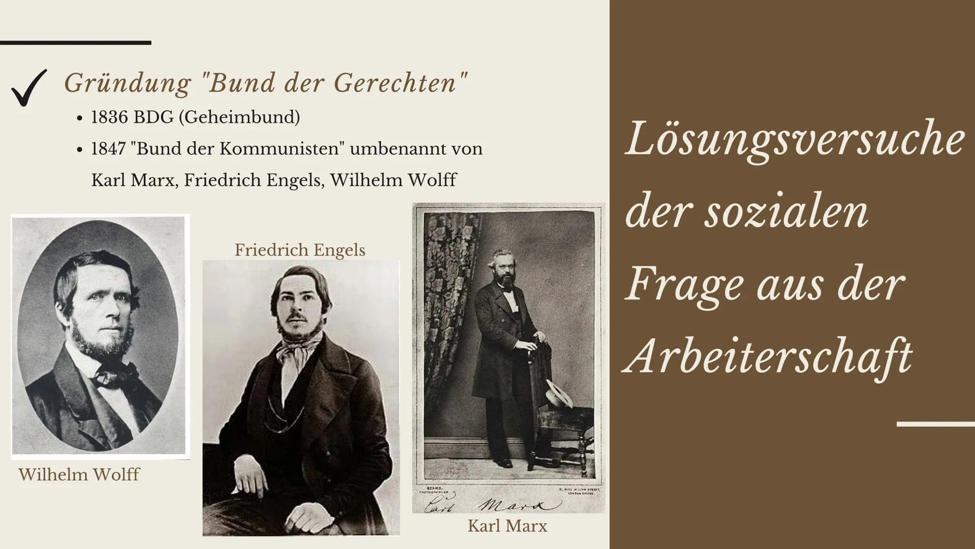 Lösungsversuche
der sozialen Frage
durch die
Arbeiterschaft
und den Staat
Sina Liebe
TECH
TATTUNGS GLIEDERUNG
1. Was ist die soziale Frage?
