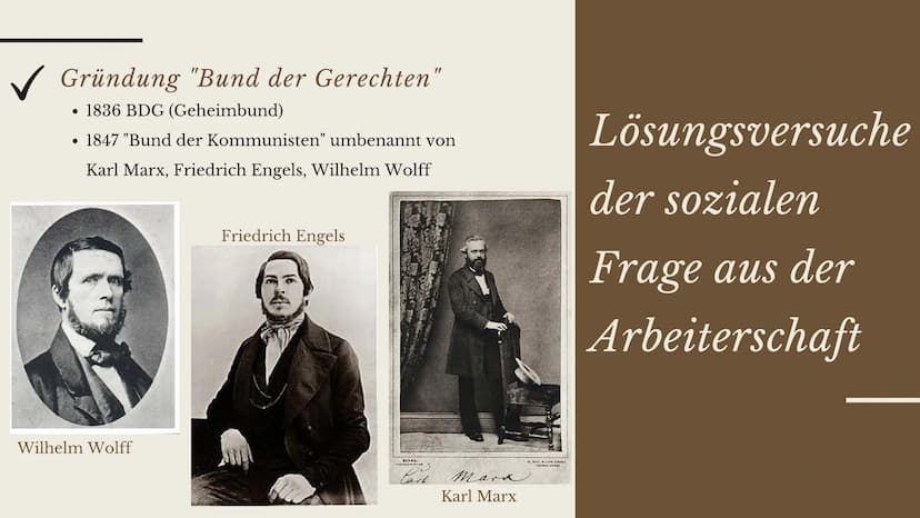 Lösungsversuche
der sozialen Frage
durch die
Arbeiterschaft
und den Staat
Sina Liebe
TECH
TATTUNGS GLIEDERUNG
1. Was ist die soziale Frage?
