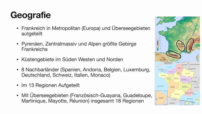 Frankreich
Wirtschaft und Geografie
République française
Französische Republik
Flagge
Hoheitszeichen Frankreich
Wirtschaft und Geografie
Rép