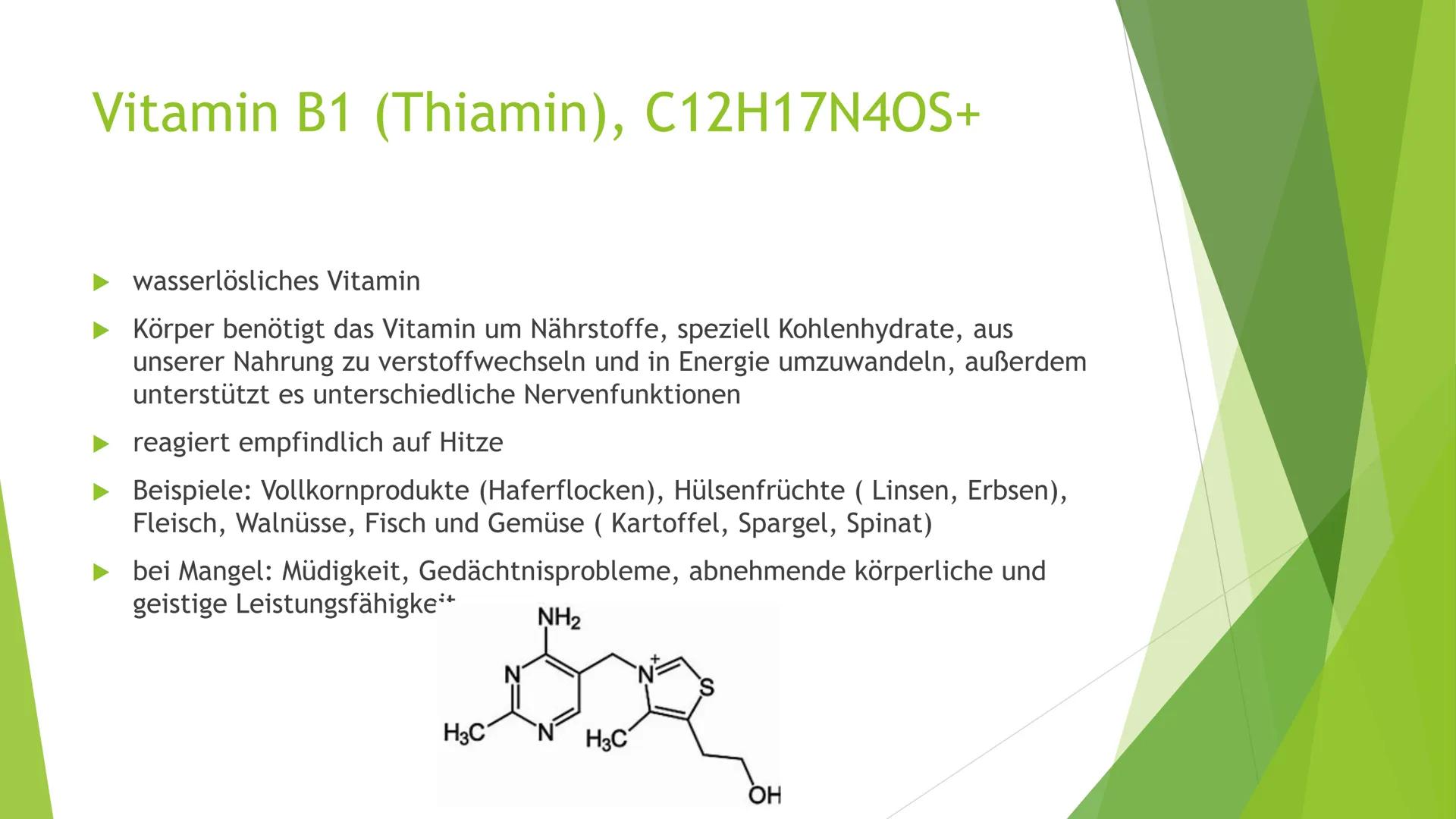 Vitamine und
Vitaminpräparate Gliederung
► Was sind Vitamine?
Was gibt es für Vitamine?
Wie werden Vitaminpräparate hergestellt?
Wie sinnvol