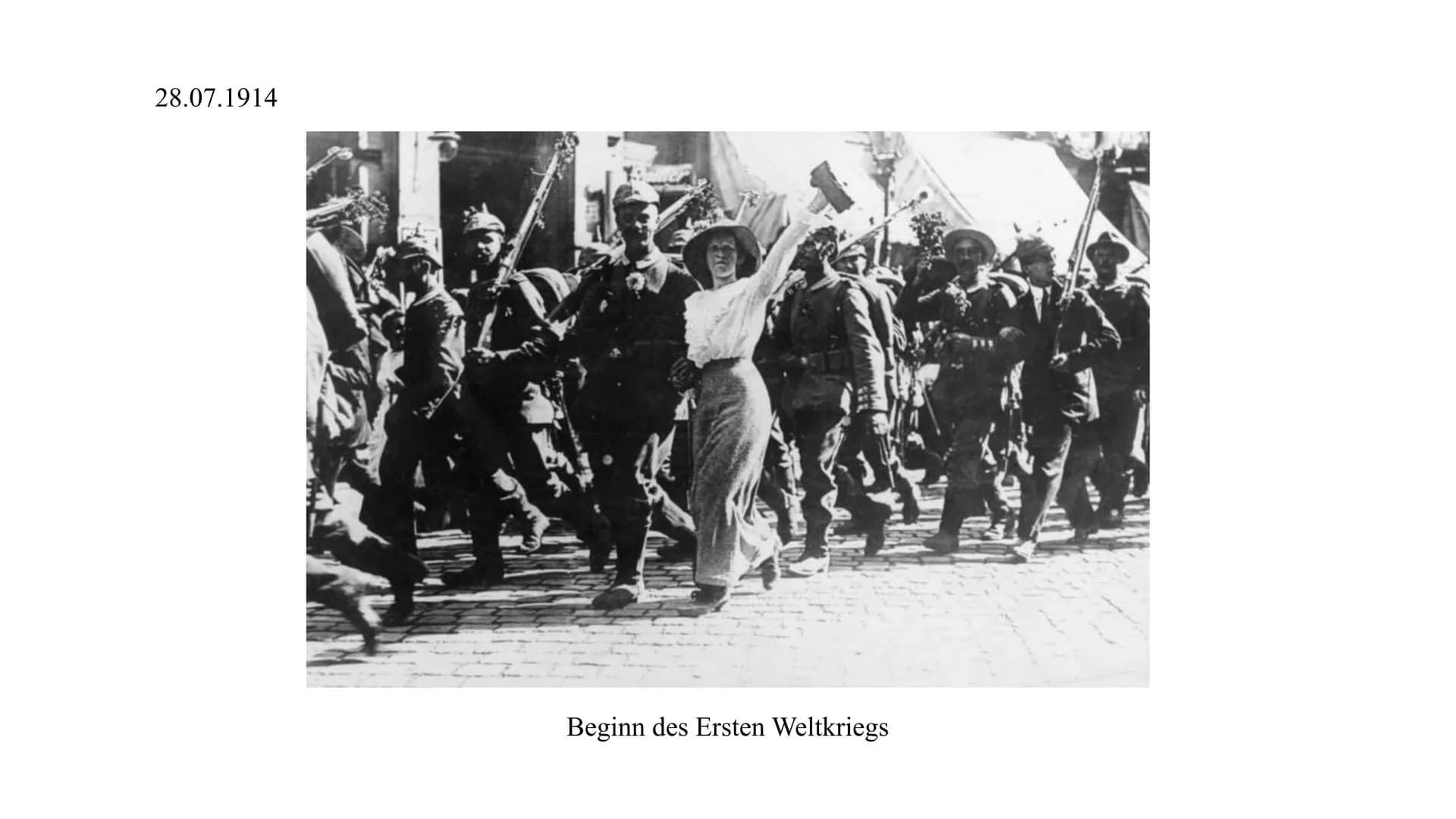 Der Erste Weltkrieg
1914
1918 Juni 1914
28. Juli 1914
August 1914
September 1914
Oktober 1914
November 1914
Der Erste Weltkrieg
Thronfolger 