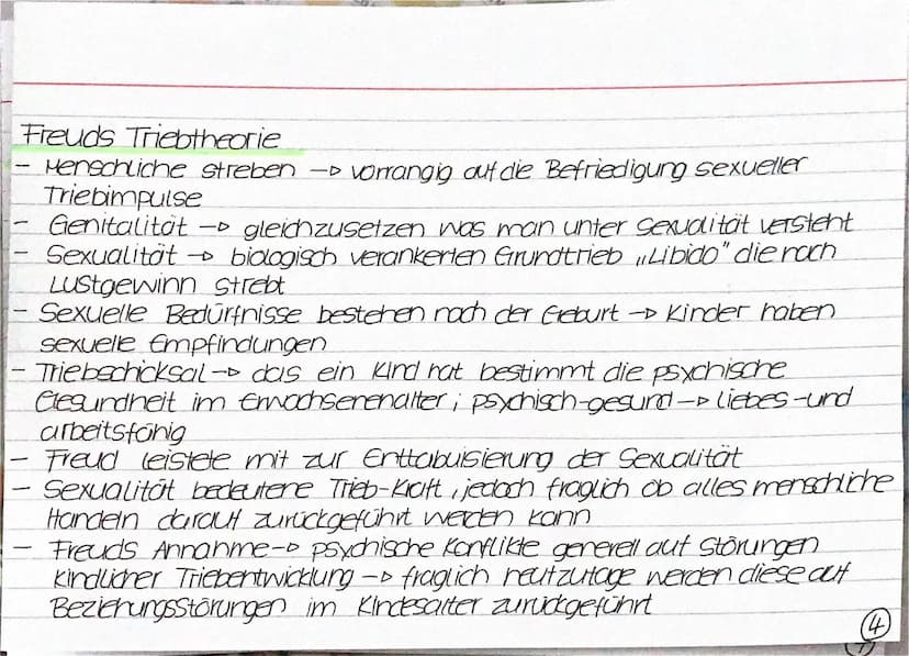 Freuds psychosexueller Erklärungsansatz
Die Psychoanalyse als theorie und Therapie
Theorie über menschliche Psyche & Therapieform zur Behand