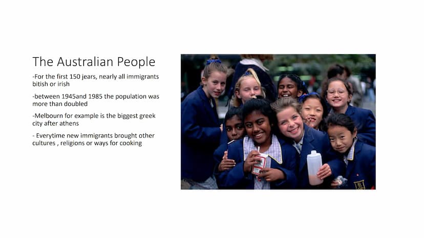 Australia structure
• goverment
land and climate
• Australian environments and wildlife
●
●
The Australian people
●
• Education
●
The Austra