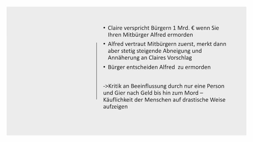,, Ein Schrifsteller kann
die Welt im besten Fall
beunruhigen, im
seltensten Fall
beeinflussen -
verändern nie."
Friedrich Dürrenmatt Gliede