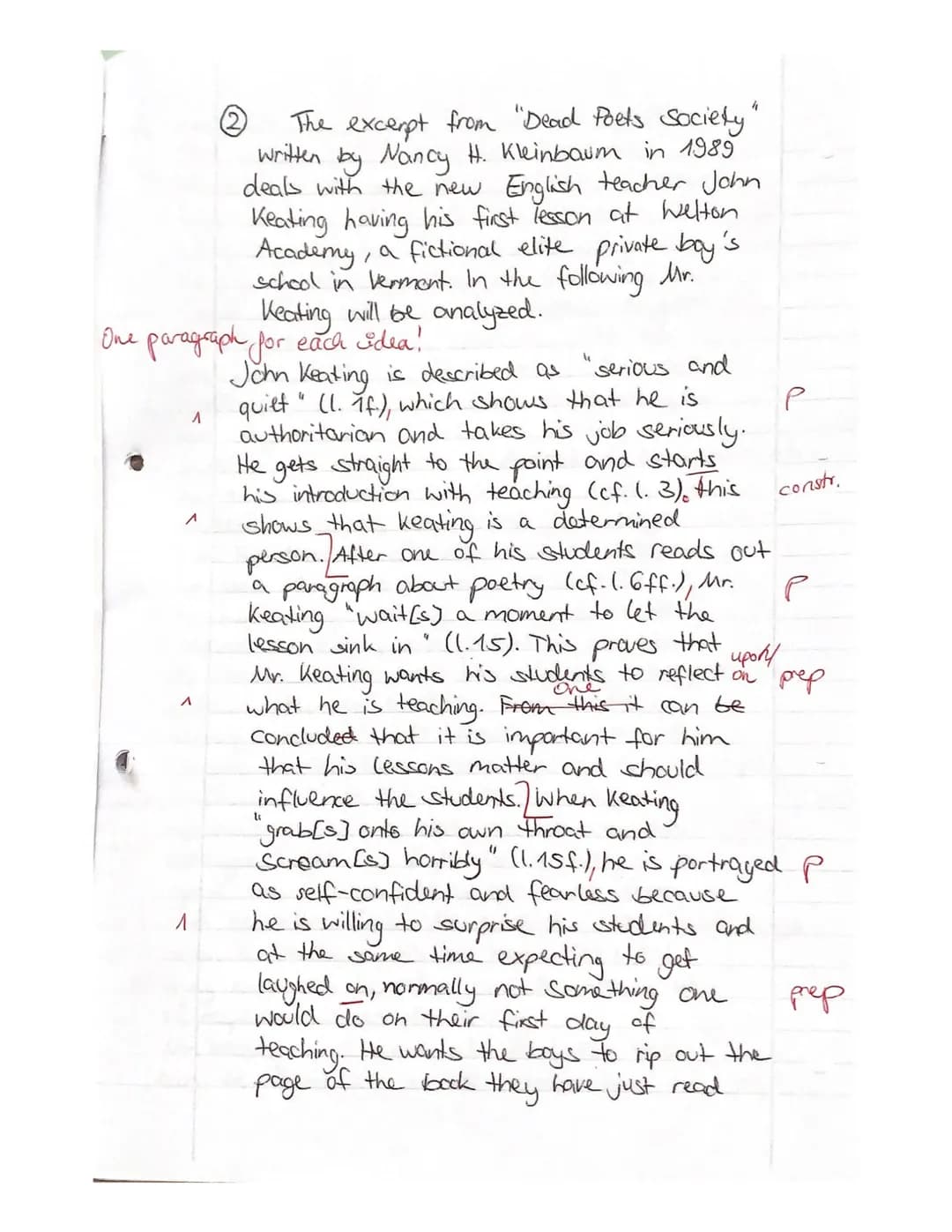 718
13/13
10/1 EN1
Name:
a) Content
b) Style & Language
GRADE: Ser
Assignments
1st Written Exam in English (Advanced Level)
Please note:
gut