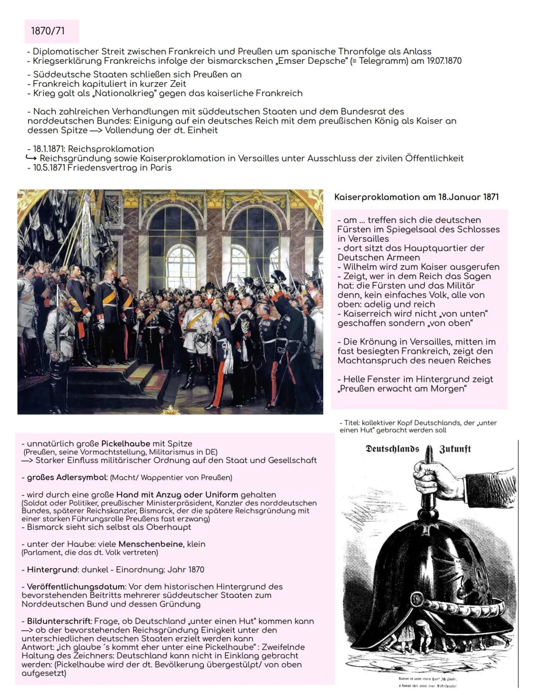 Übersicht: Bismarck und die Gründung des deutschen Reichs 1848-1971
Deutscher Bund 1815-1866
Das Deutsche Kaiserreich
• 35 eigenständige Län