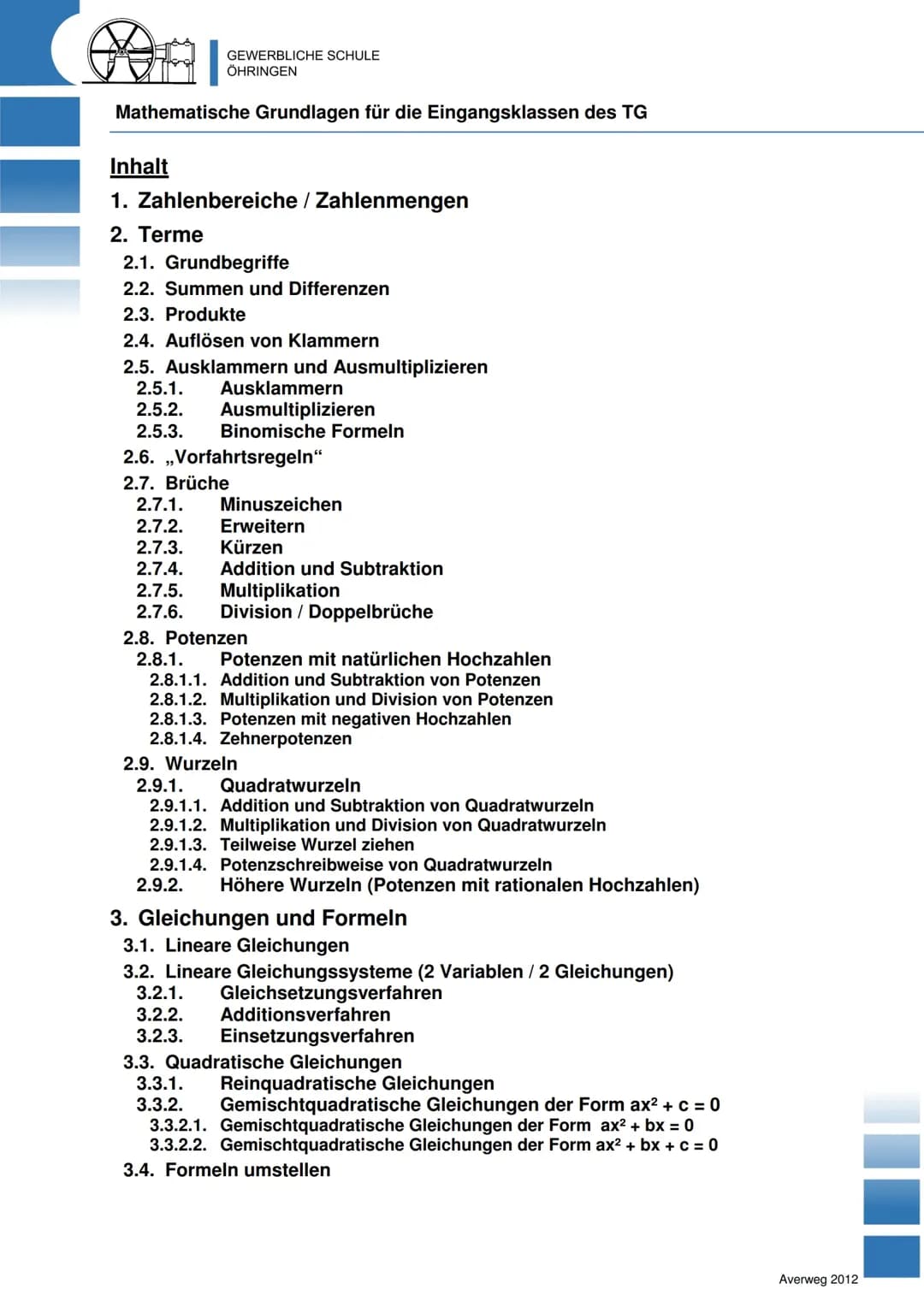 Grundwissen/Allgemeinwissen
