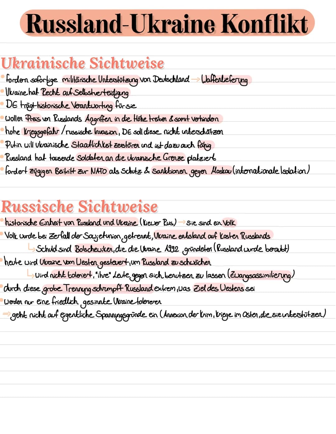 Russland-Ukraine Konflikt
Historischer Kontext
Ukraine wurde 1991 unabhängig, Orientierte sich nach Wester & wollte Beziehung zu Russland ha