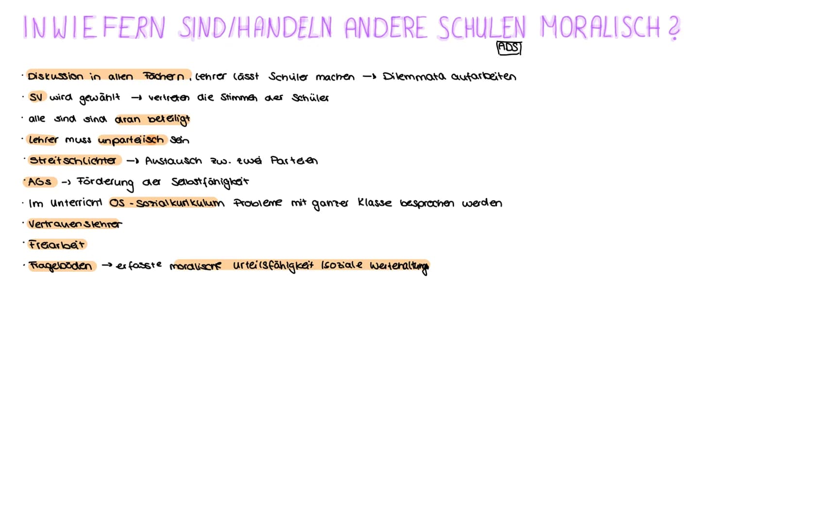 KOHLBERG
ENTWICKLUNG EINES STUFENMODELLS:
Grundsatzmoral
Gruppen moral
Autoritatsmoral
3.
6. Gewissens- und Prinzipien -
orientierung
5. Leg