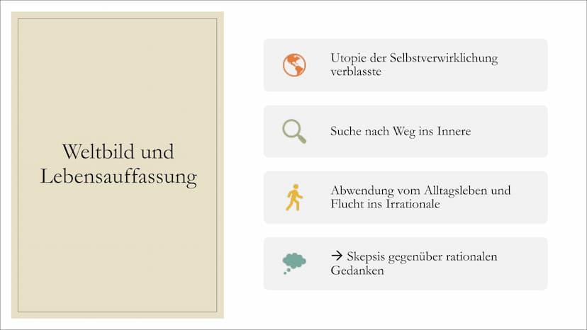 LC2
DIE ROMANTIK
Lyrik
523
CO Gliederung
Epoche der Romantik
• Der Begriff
• Zeitgeschichtliche Einordnung
Gegenbewegung der Klassik
• Weltb