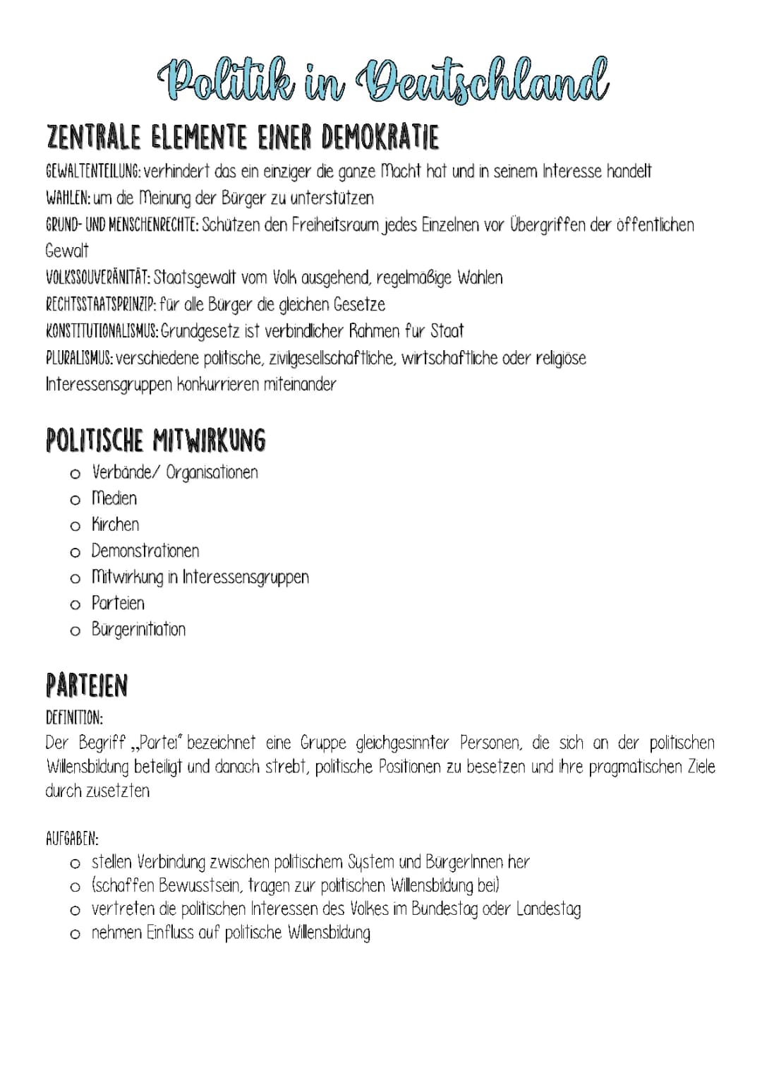Politik in Deutschland