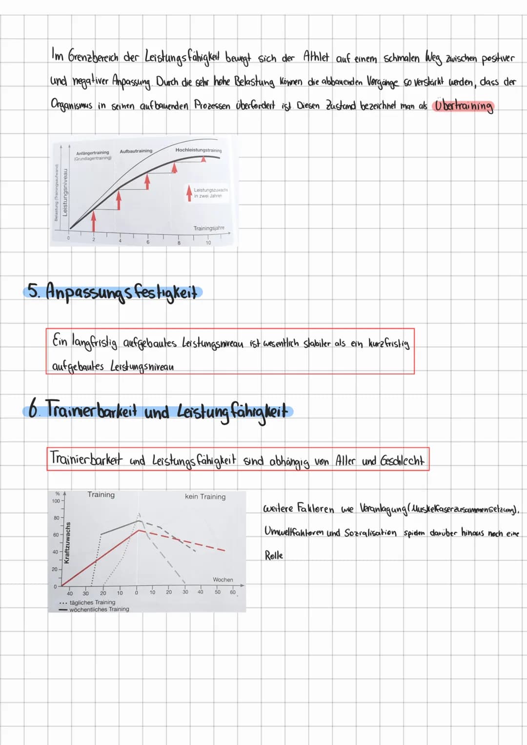 Allgemeine Gesetzmäßigkeiten des Trainings
1. Qualitätsgesel?
2. Homöostase und Modell der Superkompensation
3 Reizschwellengesetz
4 Verlauf