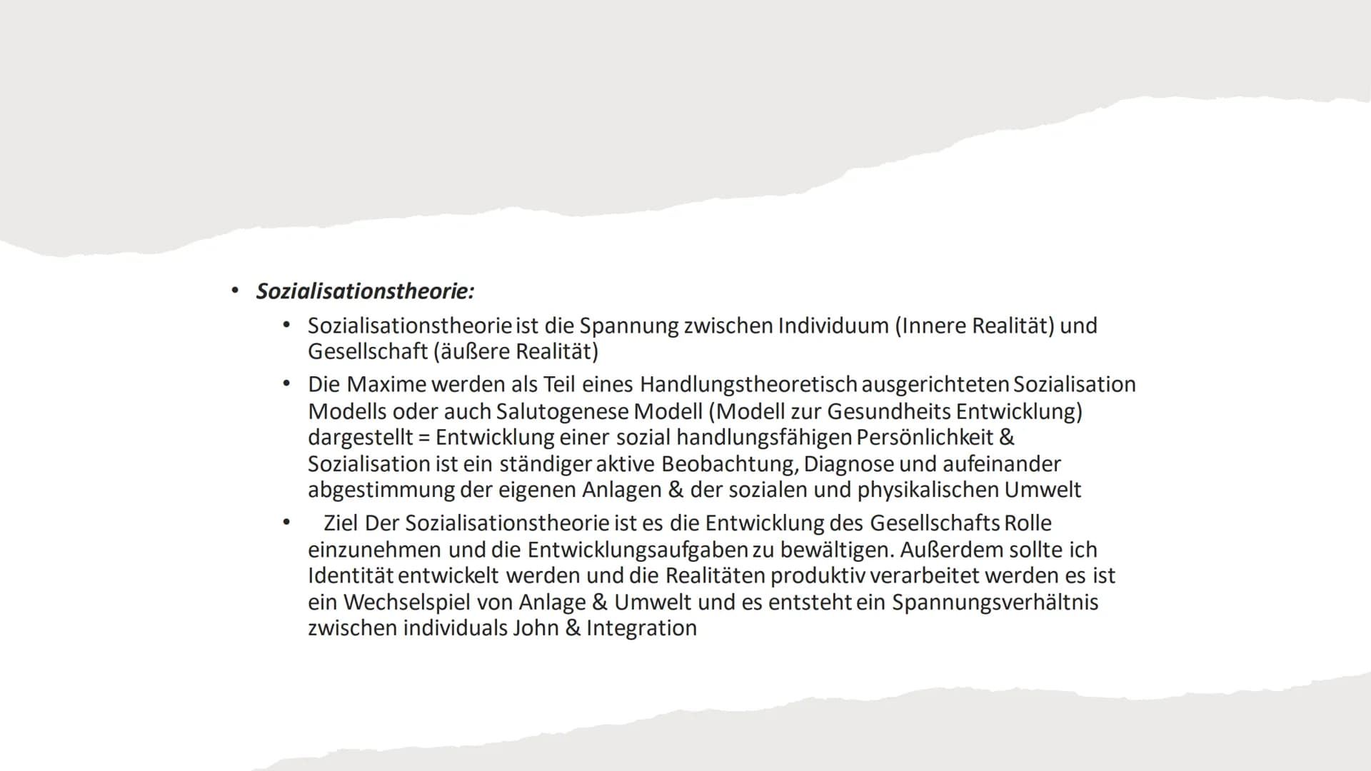 Klaus Hurrelmann
Das Modell der
produktiven
Realitätsverarbeitung Inhaltsverzeichnis
Biografie
Bezug zu anderen Theoretikern
Die Kern Aussag