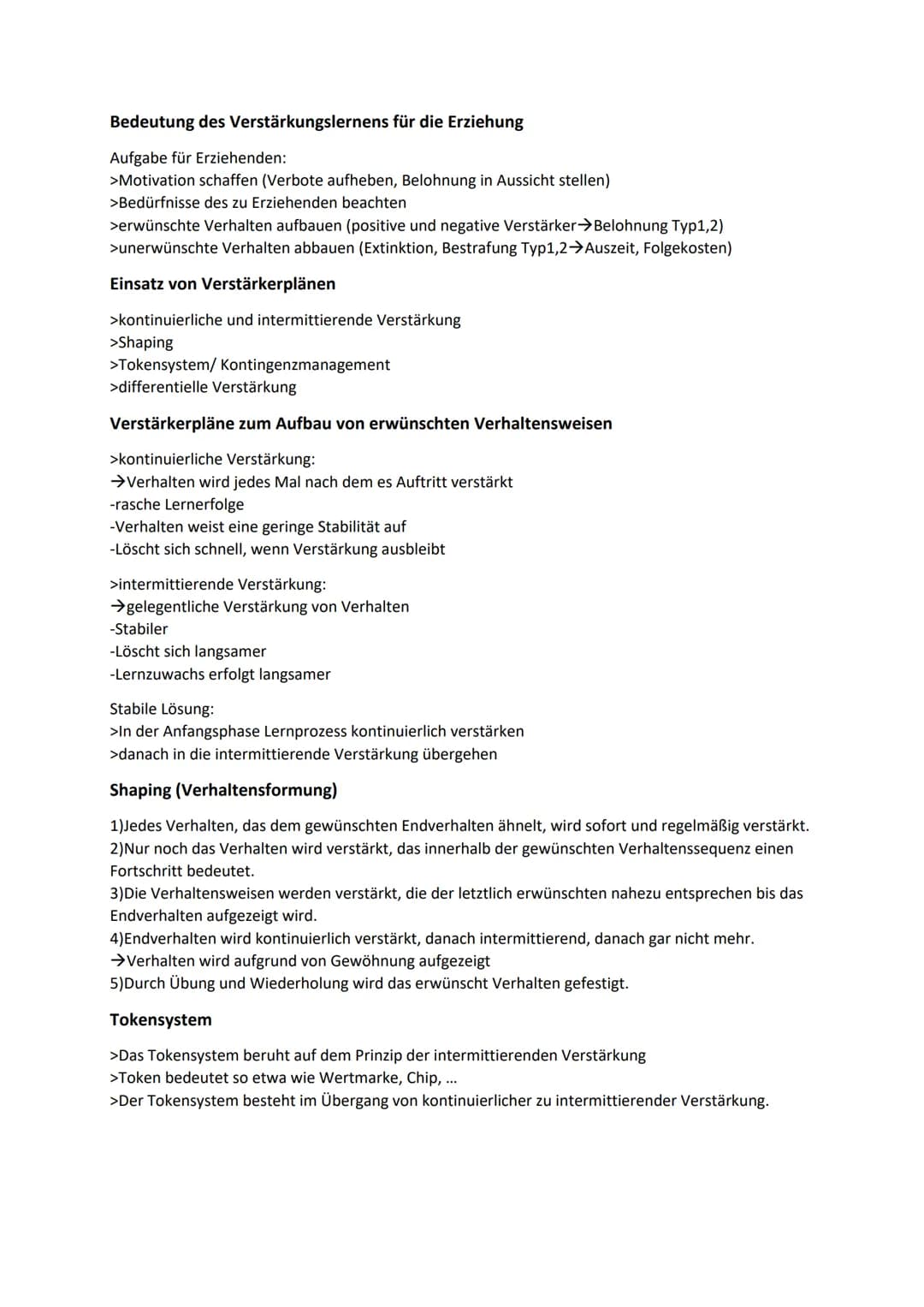 Lerntheorien/ Verhaltenstheorien
Lerntheorien sind Theorien, zu den systematischen Erklärungen von nicht beobachtbaren
Lernprozessen.
Dabei 