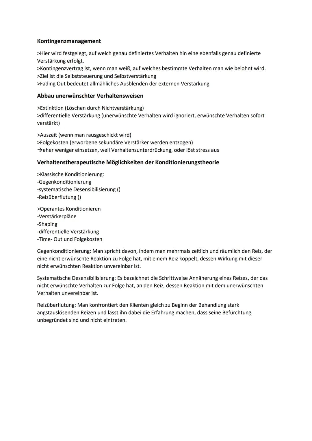 Lerntheorien/ Verhaltenstheorien
Lerntheorien sind Theorien, zu den systematischen Erklärungen von nicht beobachtbaren
Lernprozessen.
Dabei 