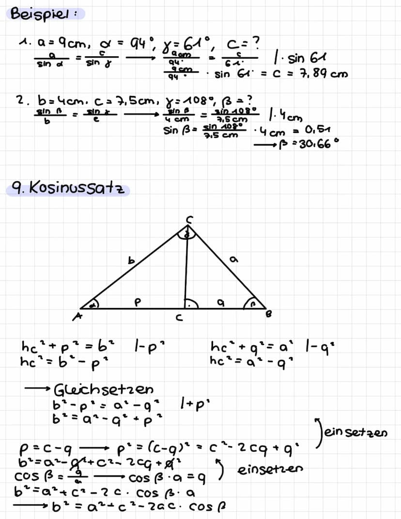 TRIGOMETRIE
1. Tangens
A
d
X
B
B
Hypothenuse
Kathete, Ankathethe von & Gegenkathete von B
Kathete, Ankathete von ß, Gegenkathete von B
Im Dr