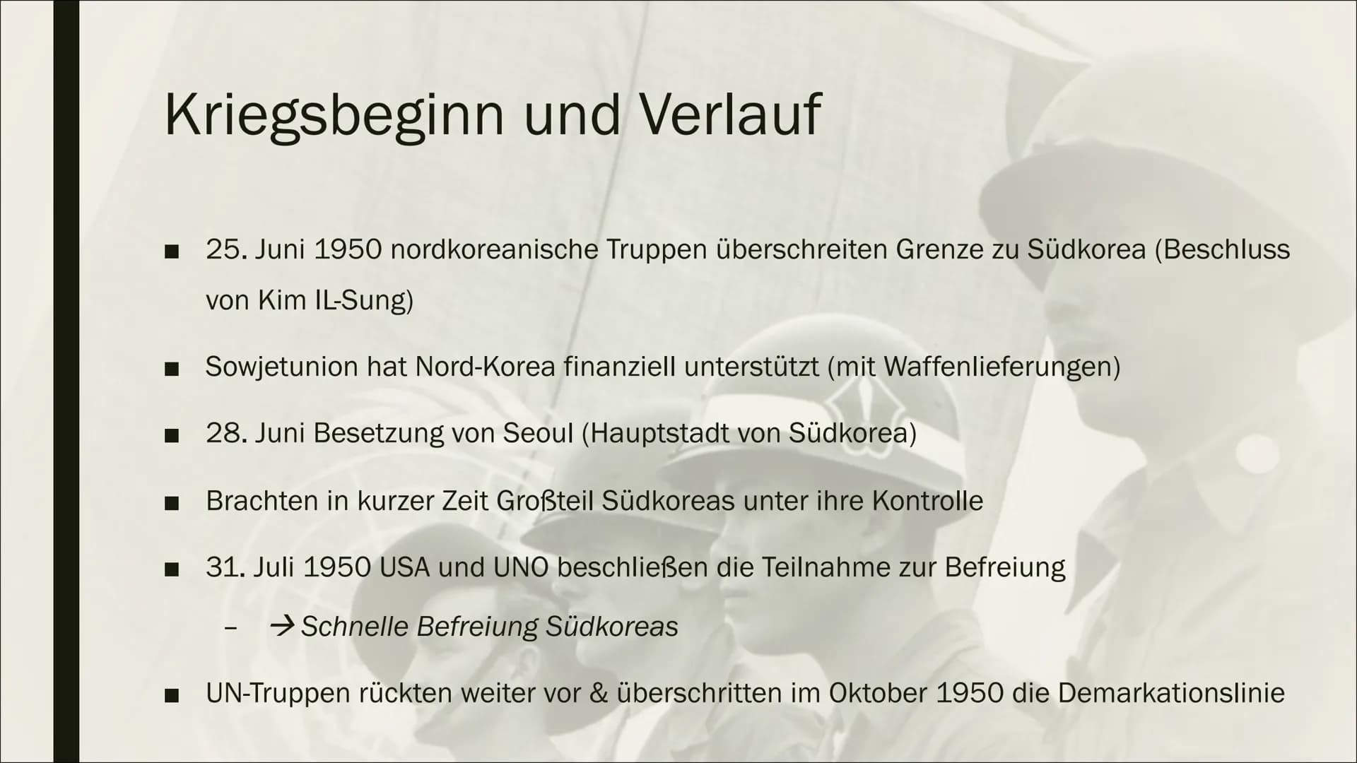 ୮
KOREA KRIEG
1950-1953 Vorherrschaft Japans
1894: Kaiserreich Japan erobert Koreanisches Kaiserreich
■ 1910: Japan annektiert Korea
1945: J