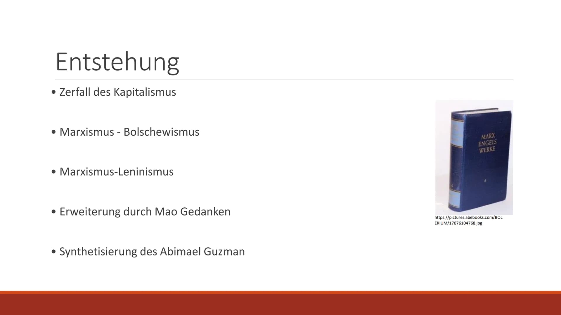 Maoismus Inhaltsverzeichnis
● Mao Tse-Tung
● Entstehung
• Leitgedanken
●
●
Fazit
•Quellen Mao Tse-Tung
• Geboren am 26. Dezember 1893 in Sha