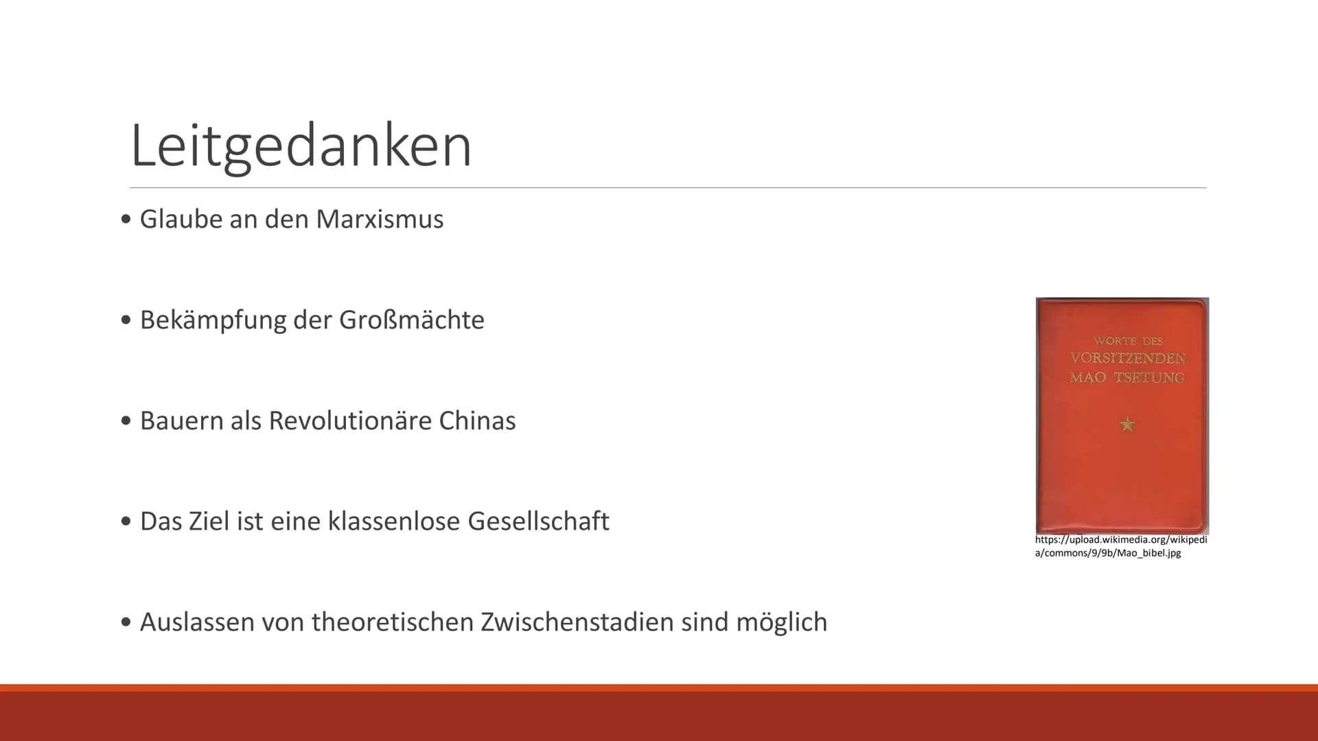 Maoismus Inhaltsverzeichnis
● Mao Tse-Tung
● Entstehung
• Leitgedanken
●
●
Fazit
•Quellen Mao Tse-Tung
• Geboren am 26. Dezember 1893 in Sha