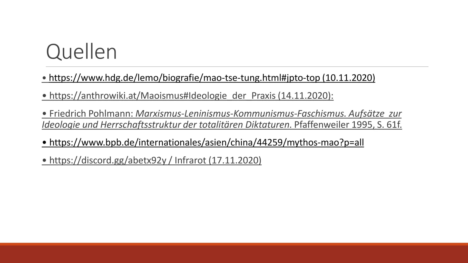 Maoismus Inhaltsverzeichnis
● Mao Tse-Tung
● Entstehung
• Leitgedanken
●
●
Fazit
•Quellen Mao Tse-Tung
• Geboren am 26. Dezember 1893 in Sha
