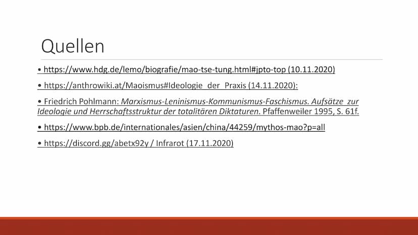 Maoismus Inhaltsverzeichnis
● Mao Tse-Tung
● Entstehung
• Leitgedanken
●
●
Fazit
•Quellen Mao Tse-Tung
• Geboren am 26. Dezember 1893 in Sha