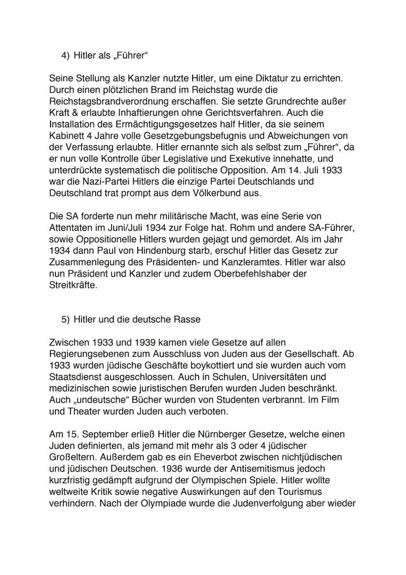 Hitler
1) Wer war Adolf Hitler?
Adolf Hitler wuchs in einer Familie mit einem emotionalen rauen Vater
auf. Auch das von dem jungen Hitler en