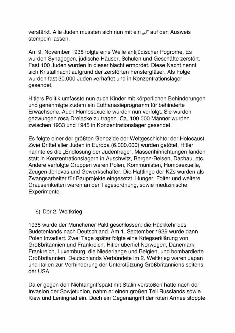 Hitler
1) Wer war Adolf Hitler?
Adolf Hitler wuchs in einer Familie mit einem emotionalen rauen Vater
auf. Auch das von dem jungen Hitler en