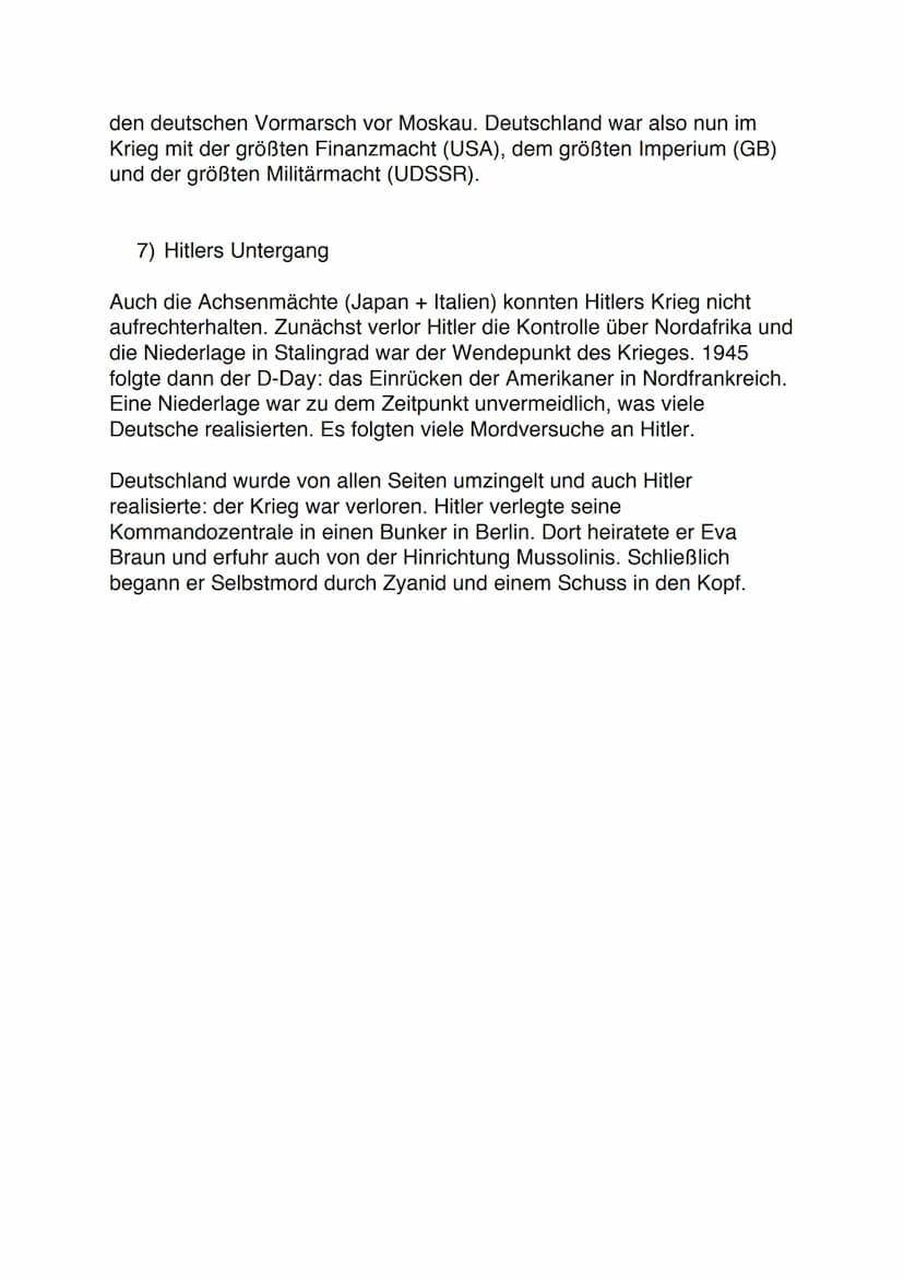Hitler
1) Wer war Adolf Hitler?
Adolf Hitler wuchs in einer Familie mit einem emotionalen rauen Vater
auf. Auch das von dem jungen Hitler en
