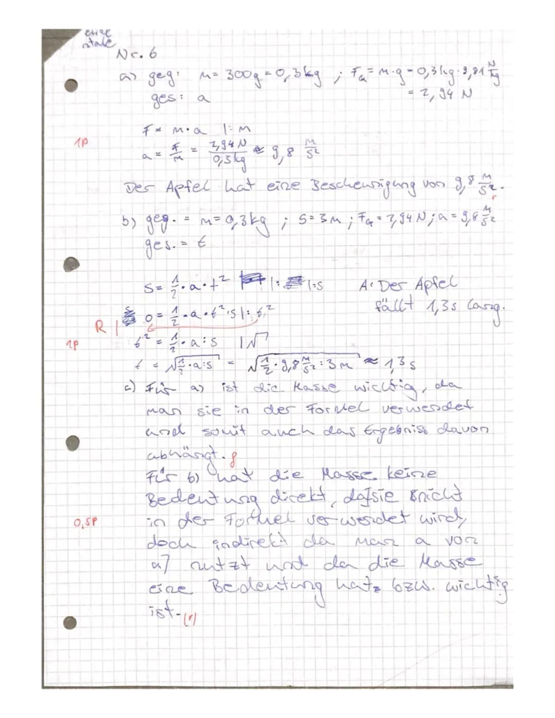 Ph 11
Name: Jacqueline charstale
Punkte: 245/29 P
Note: 2+
mündliche Note: 2- 44m
Lesen Sie die Aufgaben aufmerksam durch. Achten Sie auf ei