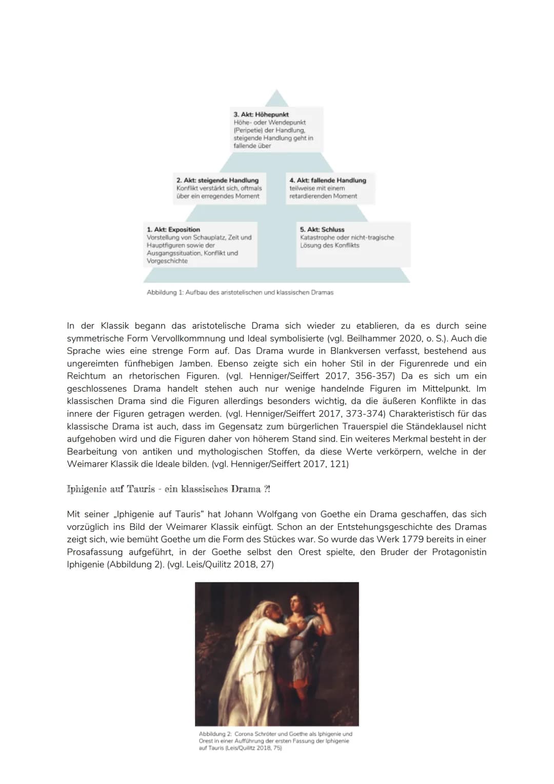 Das Drama in der Klassik unter besonderer
Berücksichtigung von Johann Wolfgang von Goethes
Iphigenie auf Tauris"
,,Edel sei der Mensch, hilf