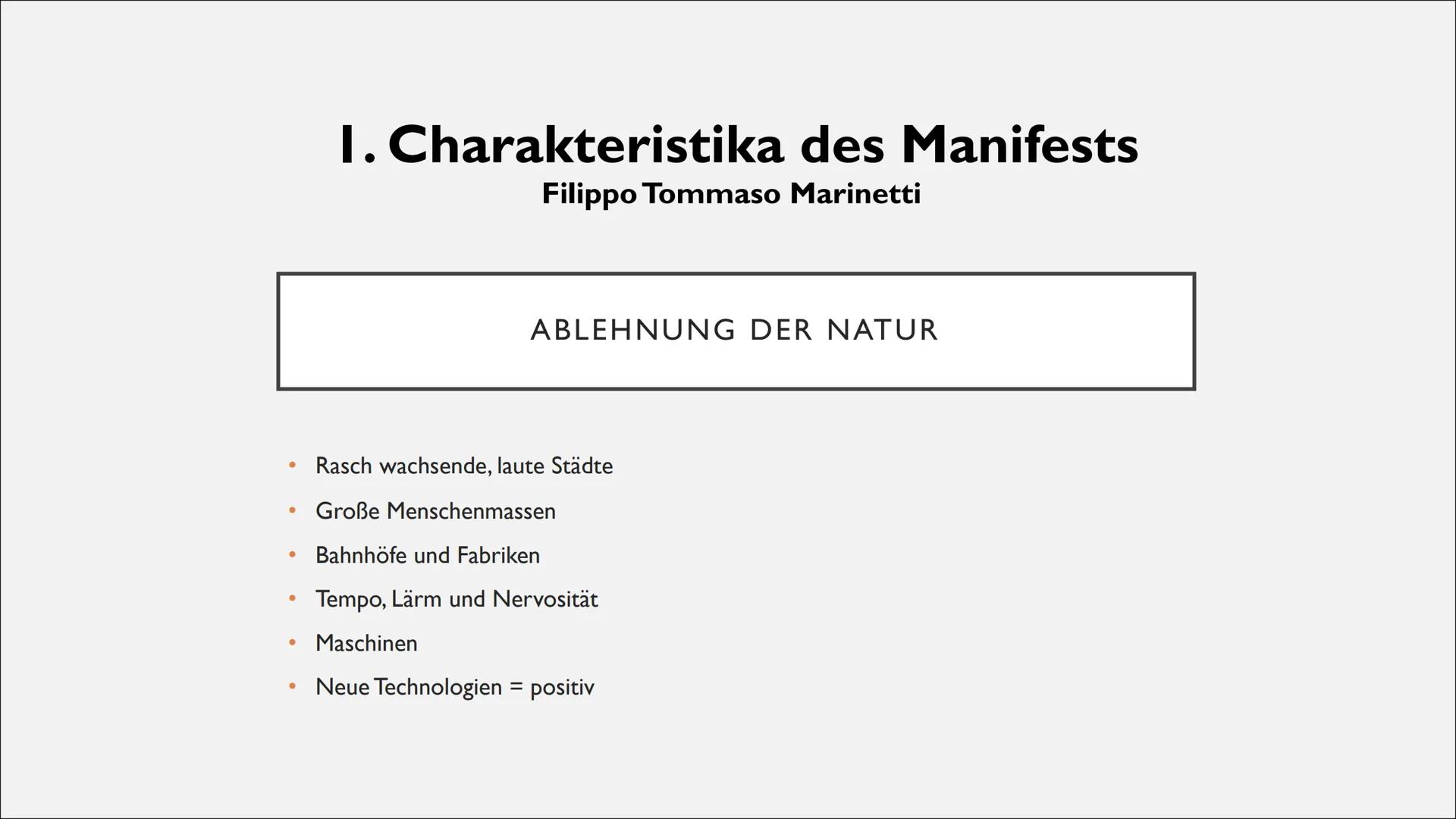 FUTURISMUS INHALT
Allgemeines
Entwicklung
Charakteristika des Manifests
Schönheitsideale und Motive
Bekannte Künstler & Werke
Bildanalyse
Qu