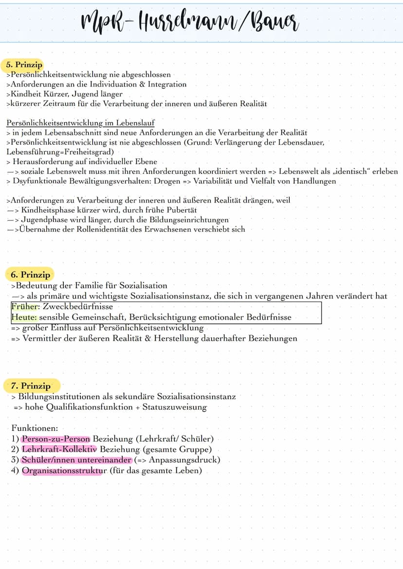 MPR
Tab. 3. Die zehn Prinzipien des MpR im Überblick.
Erkenntnistheoretische und konzeptionelle Grundannahmen
1. Prinzip
2. Prinzip
Produkti